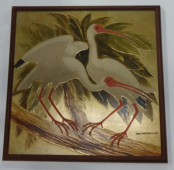 White Ibises in the Everglades — Charles Baskerville