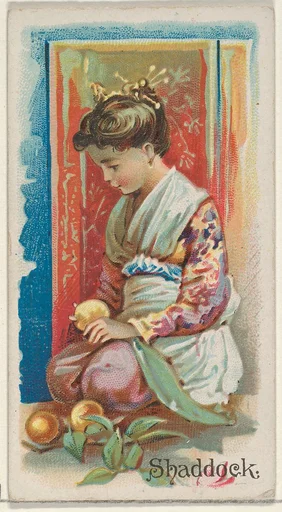 Shaddock, from the Fruits series (N12) for Allen & Ginter Cigarettes Brands