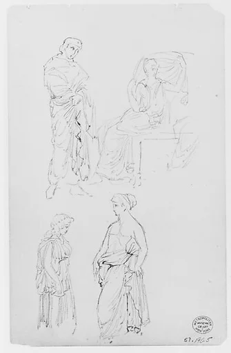 Women in Classical Dress (from Sketchbook)