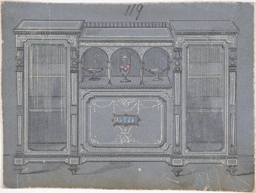 Cabinet Design with a Porcelain Plaque