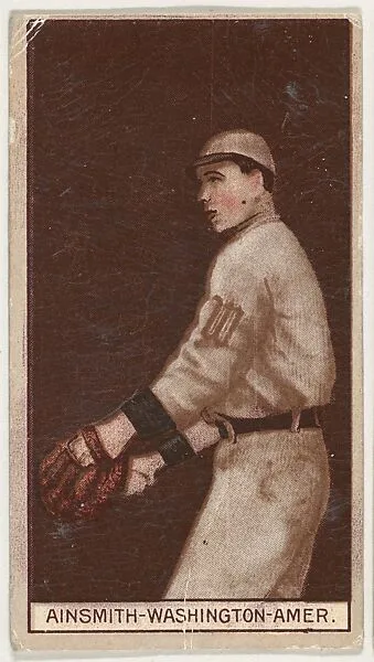 Edward Ainsmith, Washington, American League, from the Brown Background series (T207) for the American Tobacco Company — American Tobacco Company