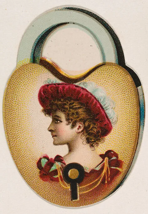 Padlock, from the Novelties series (N228, Type 3) issued by Kinney Bros. — Kinney Brothers Tobacco Company