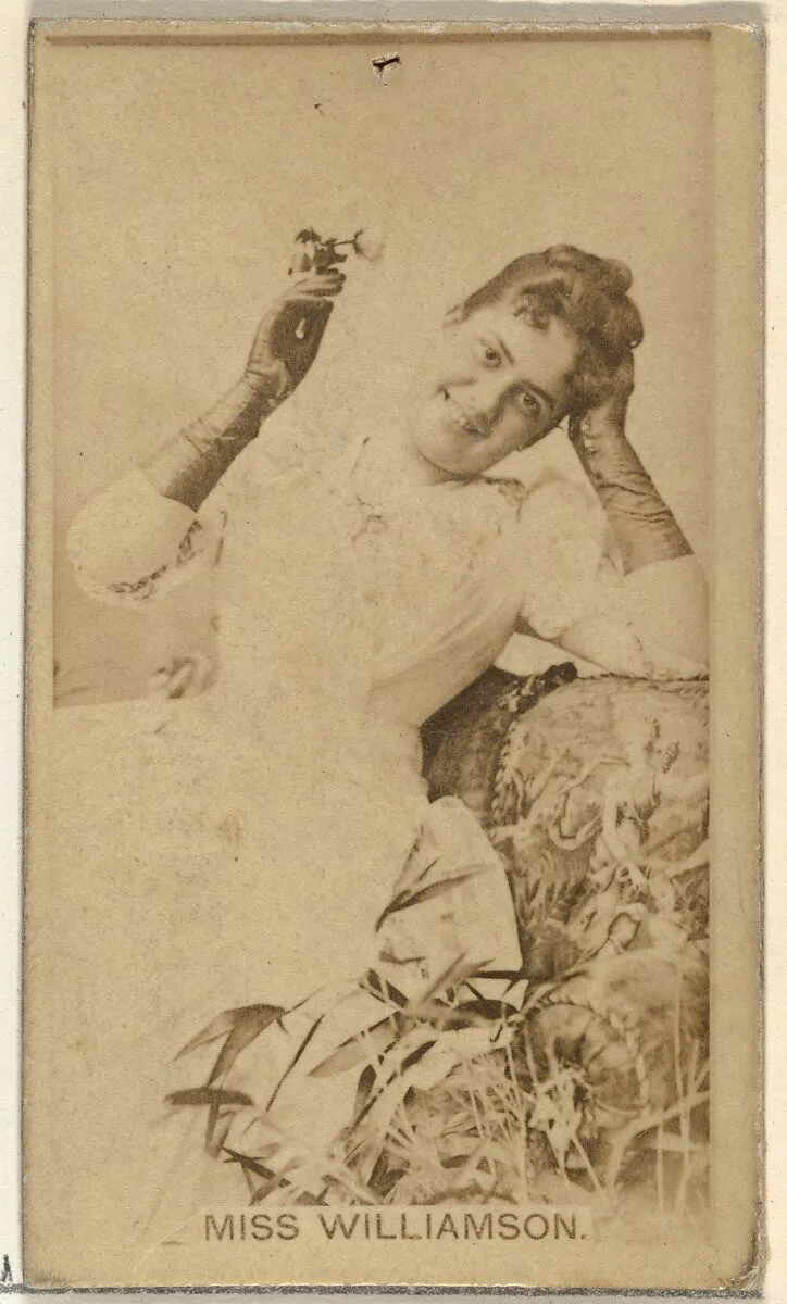 Miss Williamson, from the Actors and Actresses series (N145-8) issued by Duke Sons & Co. to promote Duke Cigarettes — American Tobacco Company|W. Duke, Sons & Co.