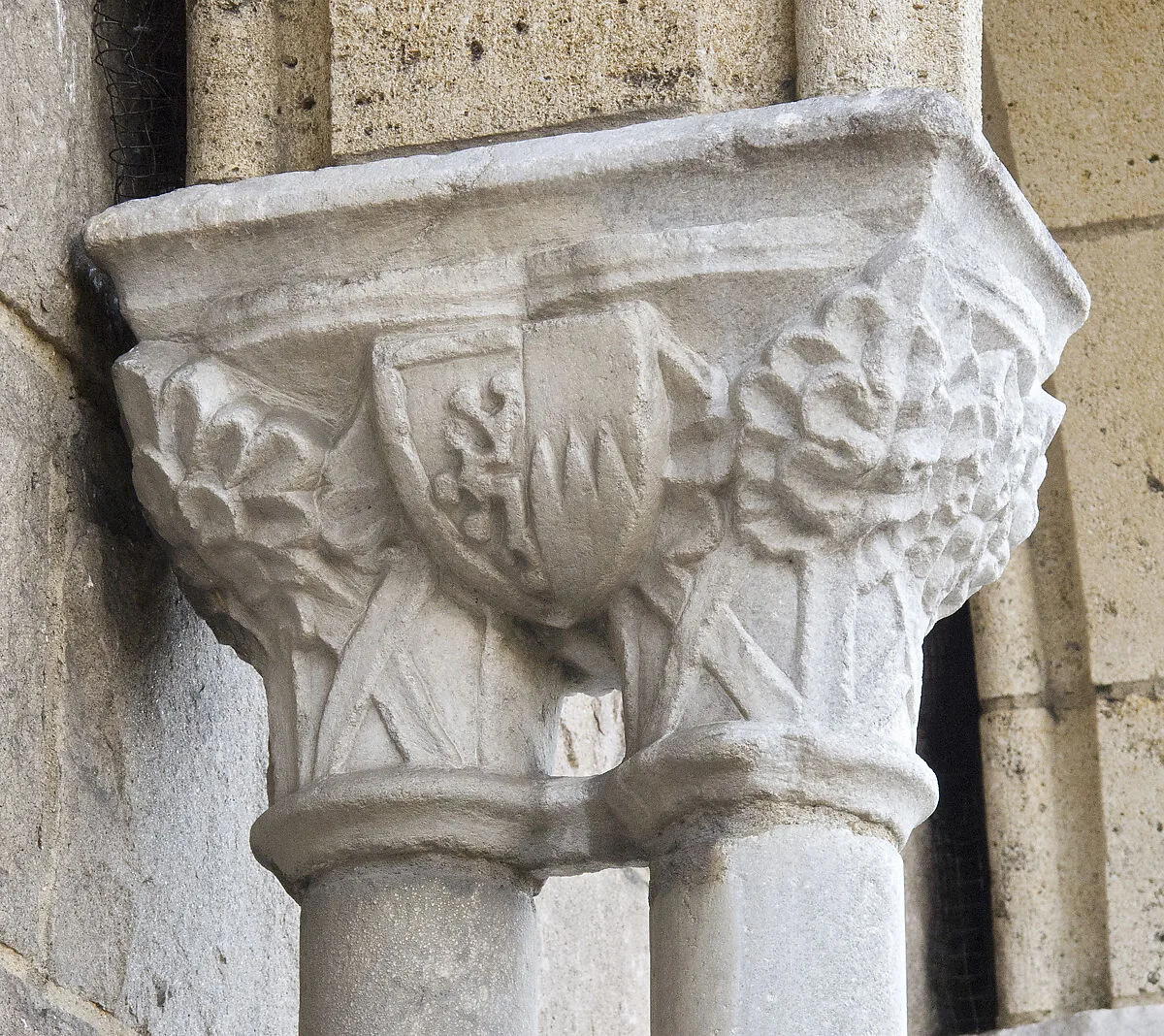 Cloister Arcades with Double Capitals — Unknown