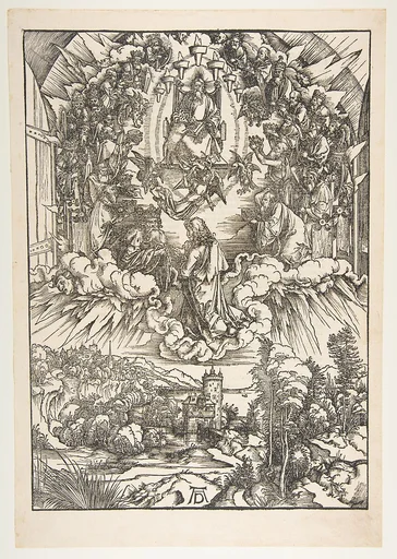 Saint John Before God and the Elders, from "The Apocalypse"