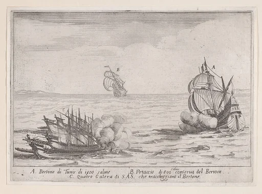 L'Attaque (The Attack), from Les Combats de Quatre Galères (The Battles of Four Galleys)