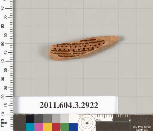 Terracotta fragment of a plemochoe (vase for perfume)?