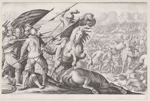 Défaite de la Cavalerie Turque (Defeat of the Turkish Cavalry), from La Vie de Ferdinand Ier de Médicis série appelée aussi Les Batailles des Médicis (The Life of Ferdinand I de'Medici also called The Medici Battles)
