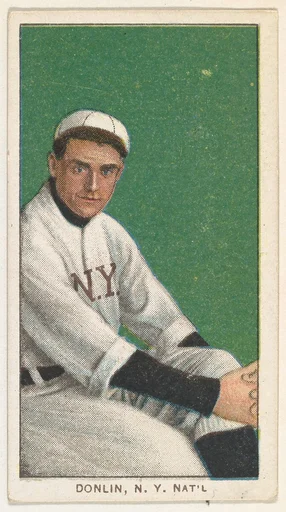 Donlin, New York, National League, from the White Border series (T206) for the American Tobacco Company