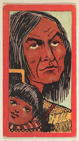 Queenawashonka, from the "Indian Series" (T74), issued with Burley Cubs Cigars and Sweetbriar Cigarettes by the Booker Tobacco Company — Booker Tobacco Company, Lynchburg, Virginia