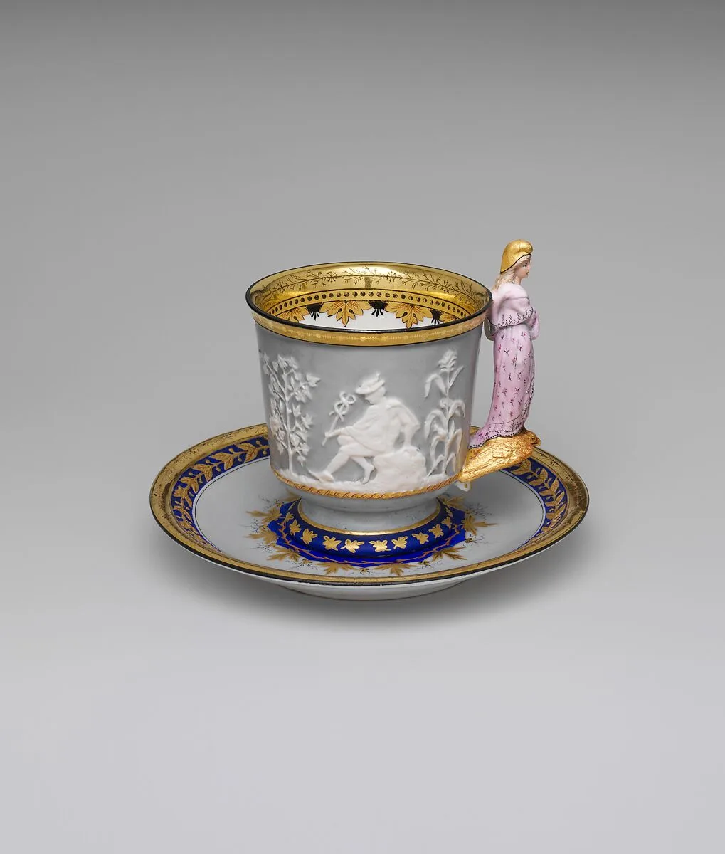 Liberty cup and saucer — Union Porcelain Works