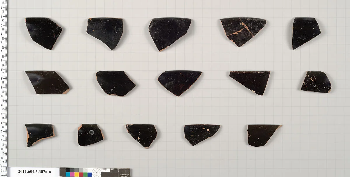Terracotta rim fragments of kylikes (drinking cups) — Unknown