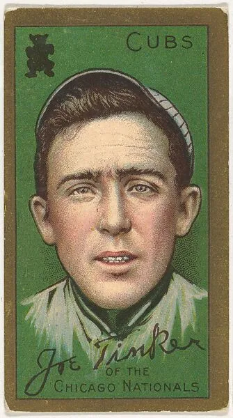 Joe Tinker, Chicago Cubs, National League, from the "Baseball Series" (Gold Borders) set (T205) issued by the American Tobacco Company — American Tobacco Company