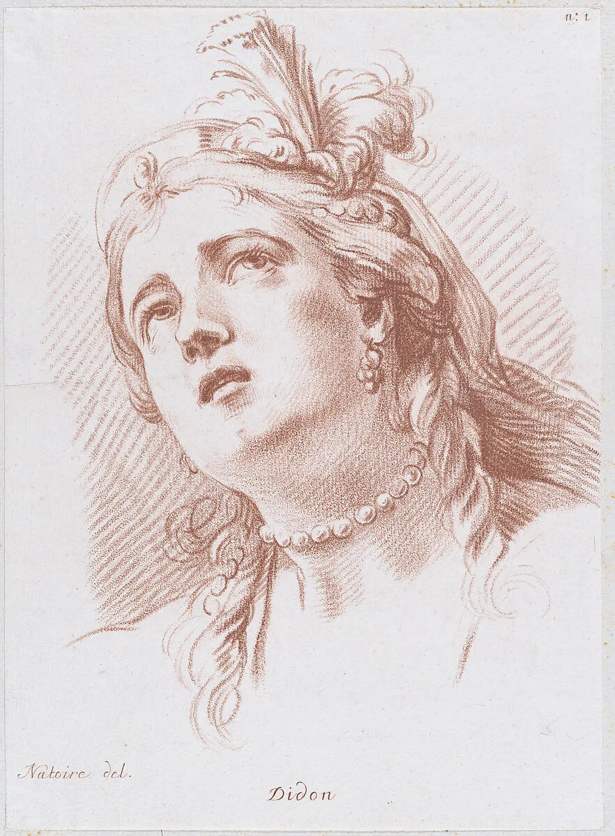 Dido — Charles Joseph Natoire|Louis Marin Bonnet