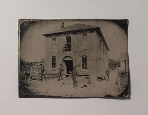 [A.S. Howard Building Under Construction]
