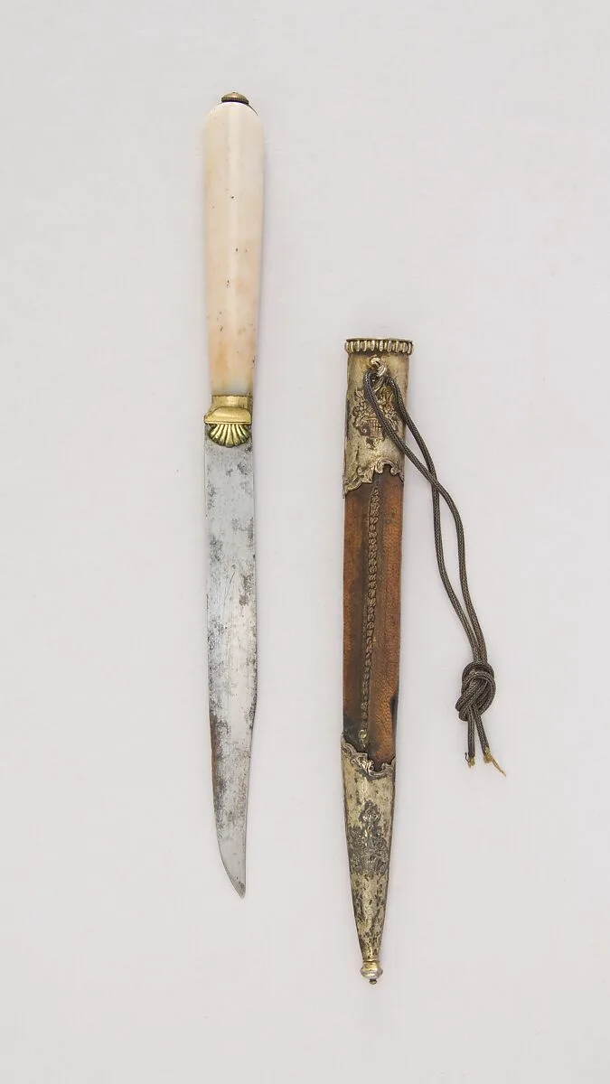 Knife with Sheath — Unknown