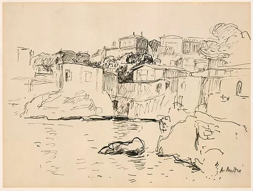 View of the Town of Endoume