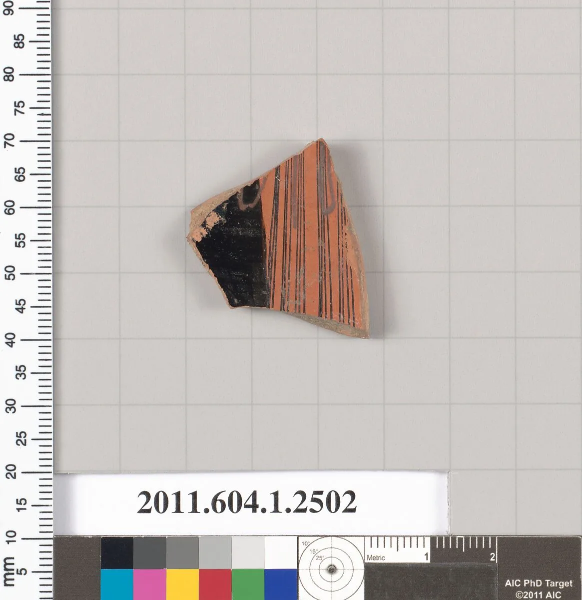 Terracotta fragment of a kylix (drinking cup) — Unknown