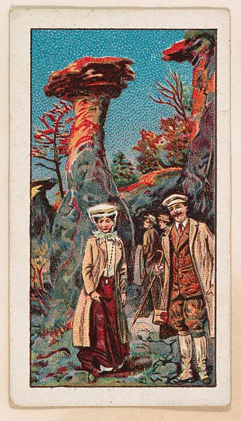 The Garden of the Gods, bakery card from the Around the World Series (D92), issued by White Star Bakery — White Star Bakery