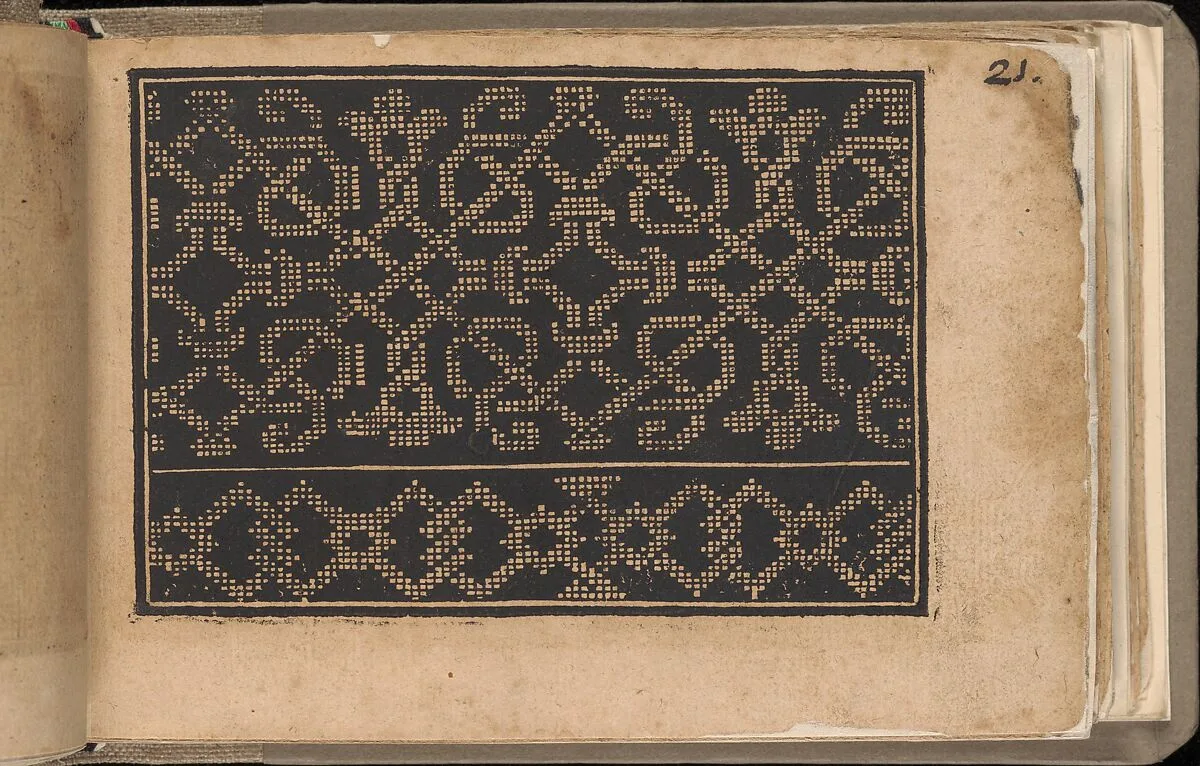 Schön newes Modelbuch (Page 21r) — Sigismundus Latomus