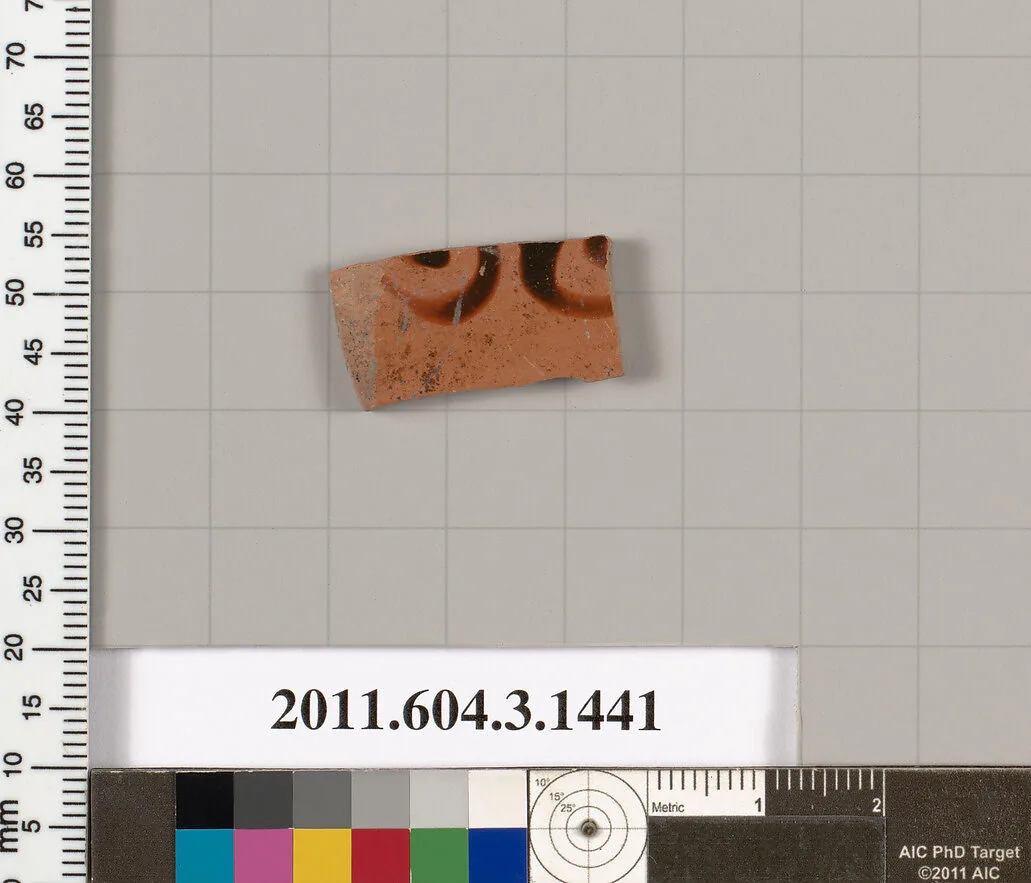 Terracotta fragment of a skyphos (deep drinking cup) — Unknown
