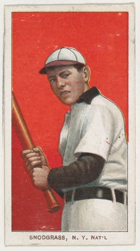 Snodgrass, New York, National League, from the White Border series (T206) for the American Tobacco Company