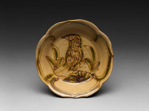唐  長沙窯釉下彩鳥紋碗|Bowl with bird