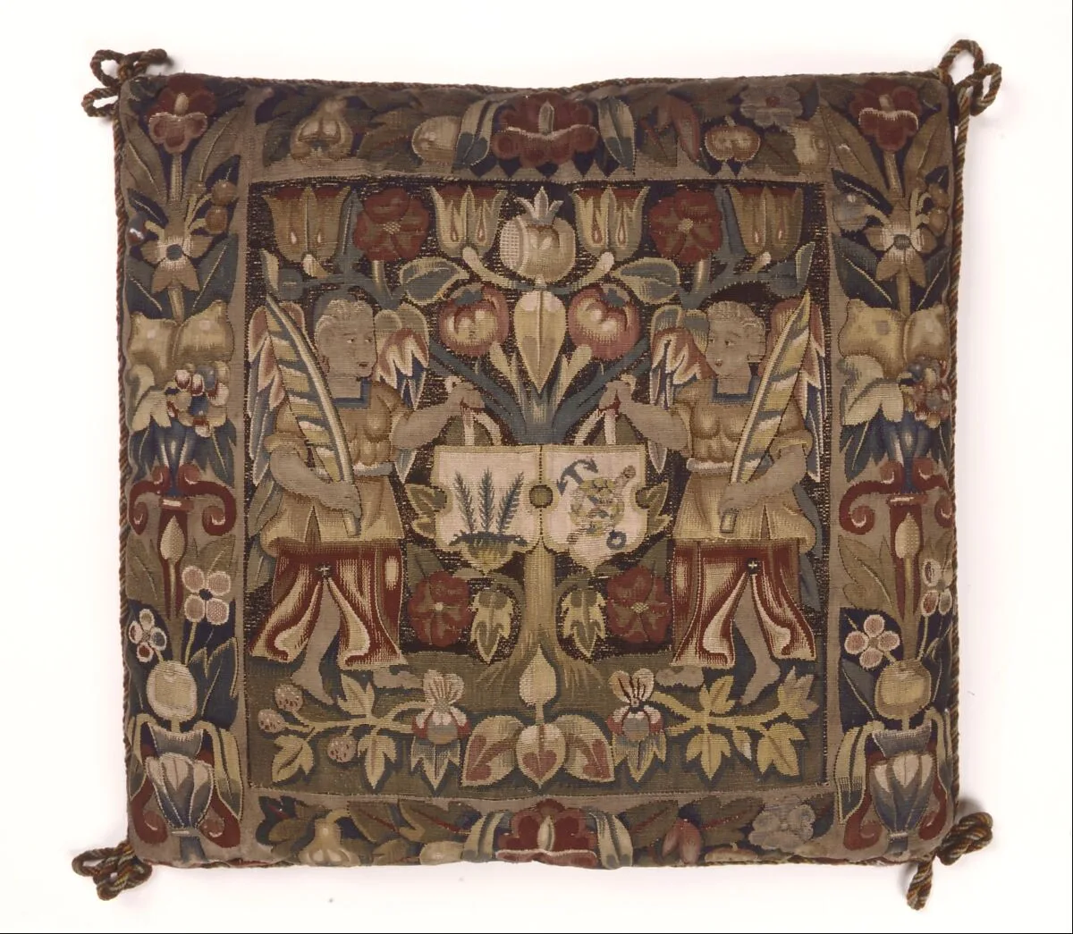 Cushion Cover with Coats of Arms — Unknown
