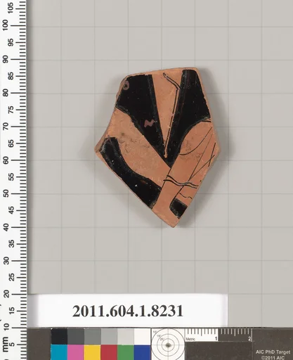 Terracotta fragment of a kylix (drinking cup)