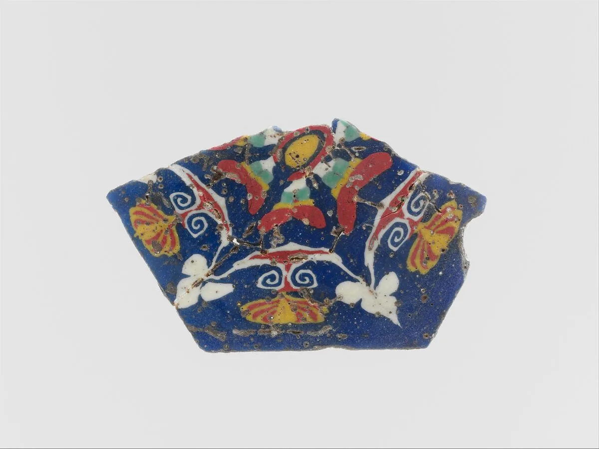 Glass mosaic inlay — Unknown