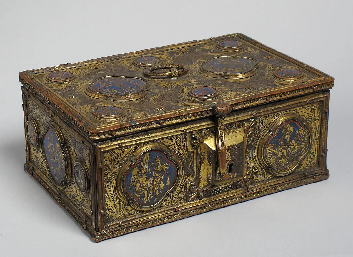 Box with Enamel Plaques — Unknown