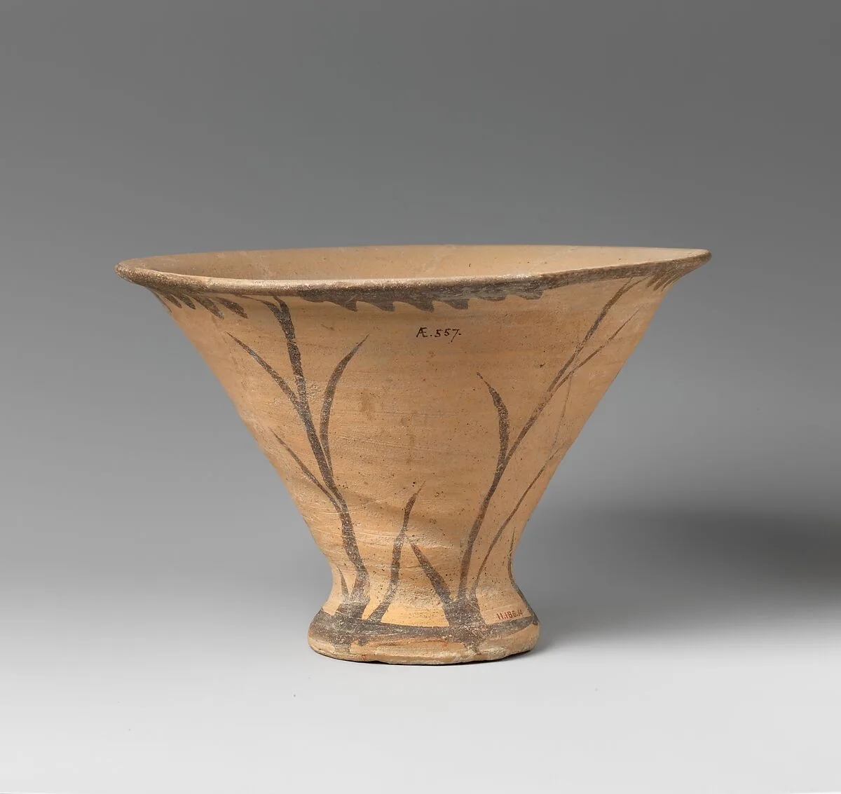 Terracotta kalathos (vase with flaring lip) — Unknown