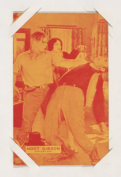 Hoot Gibson from Western Stars or Scenes Exhibit Cards series (W412) — Unknown