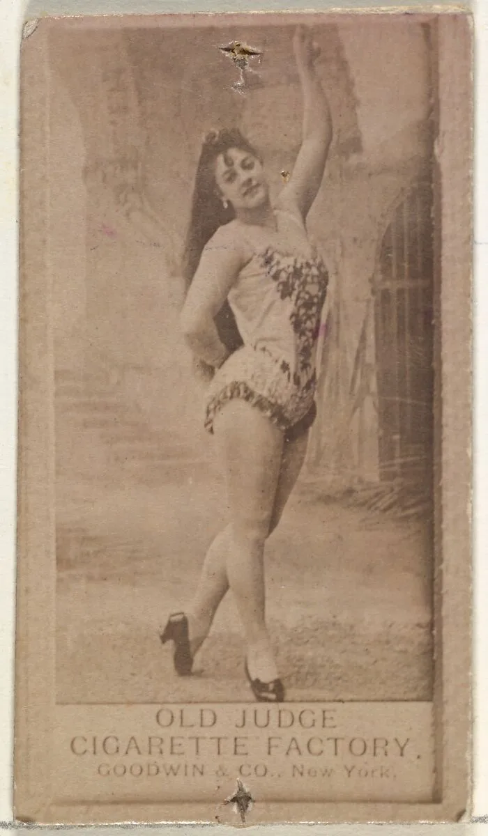 From the Actors and Actresses series (N171) for Old Judge Cigarettes — Goodwin & Company