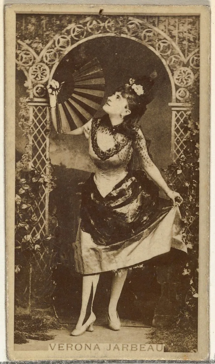 Verona Jarbeau, from the Actors and Actresses series (N145-8) issued by Duke Sons & Co. to promote Duke Cigarettes — American Tobacco Company|W. Duke, Sons & Co.