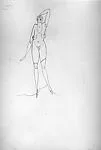 Model With Raised Arm — e. e. cummings