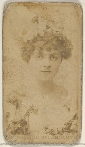 Marie Studholme, from the Actors and Actresses series (N45, Type 8) for Virginia Brights Cigarettes