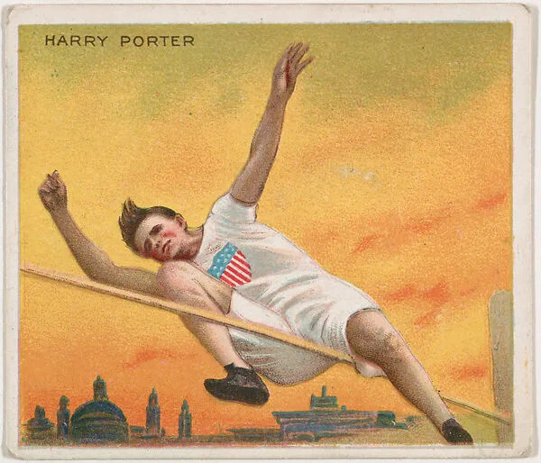 Harry Porter, Track and Field, from Mecca & Hassan Champion Athlete and Prize Fighter collection, 1910 — Hassan Cigarettes