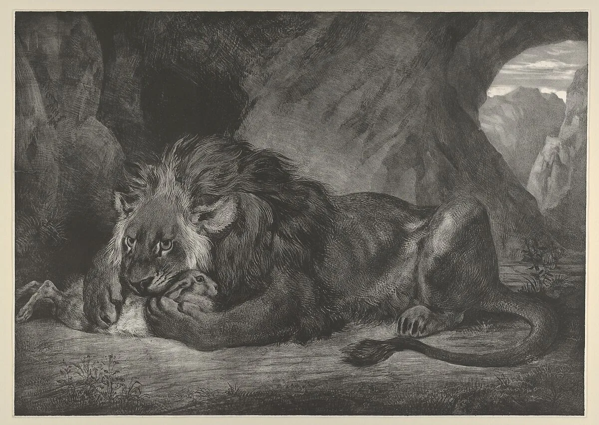 Lion of the Atlas Mountains — Eugène Delacroix