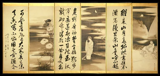 書画押絵貼屏風|Miscellaneous Paintings and Calligraphy