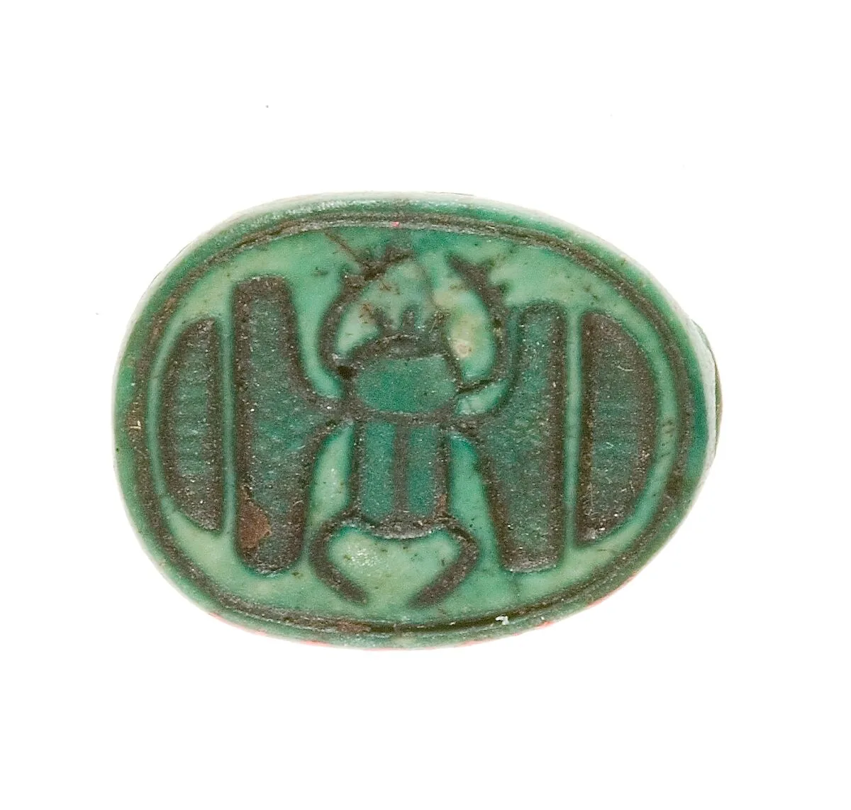 Scarab Inscribed with a Hieroglyphic Motif — Unknown