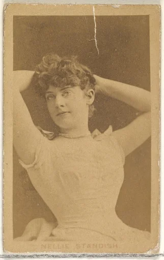 Nellie Standish, from the Actors and Actresses series (N45, Type 1) for Virginia Brights Cigarettes