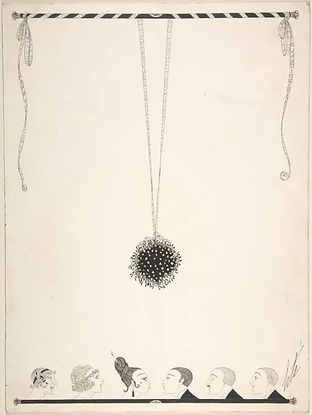 "C'était une nuit di Noël," Illustration for "Harper's Bazar" — Erté (Romain de Tirtoff)