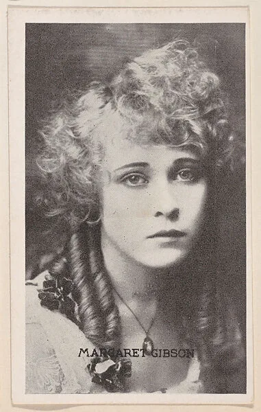 Margaret Gibson from Kromo Gravure "Leading Moving Picture Stars" (W623) — Kromo Gravure Photo Company, Detroit, Michigan