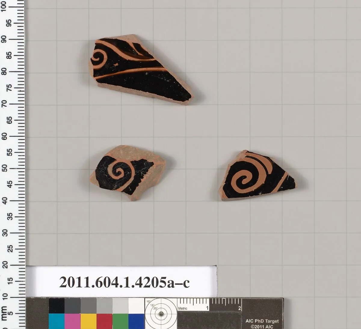Terracotta fragments of kylikes (drinking cups) — Unknown