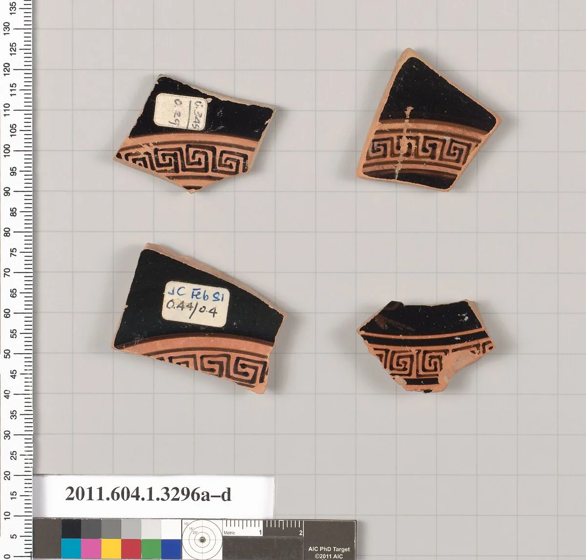 Terracotta fragments of kylikes (drinking cups) — Unknown