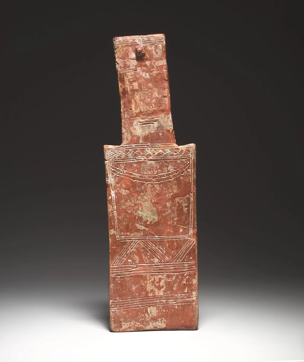 Terracotta plank-shaped figurine — Unknown
