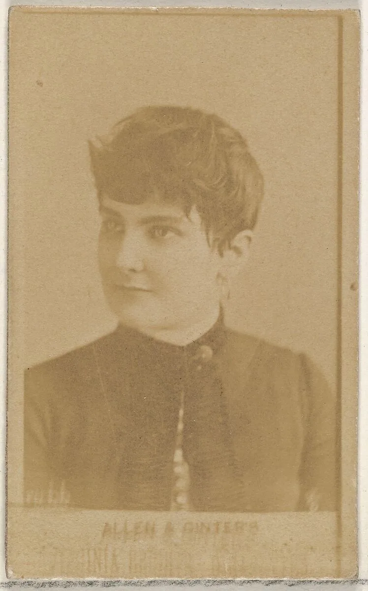 From the Actors and Actresses series (N45, Type 5) for Virginia Brights Cigarettes — Allen & Ginter