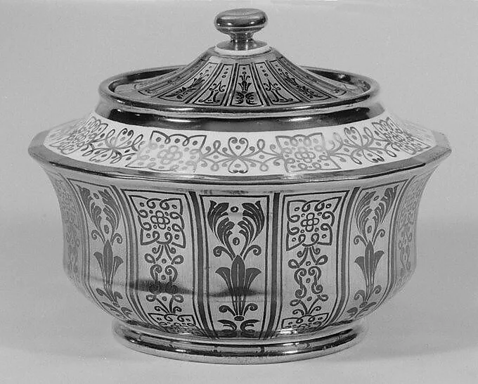 Sugar bowl (part of a coffee and tea service) — Imperial Porcelain Manufactory, St. Petersburg