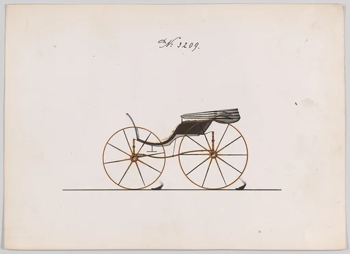 Design for Pony Phaeton, no. 3209